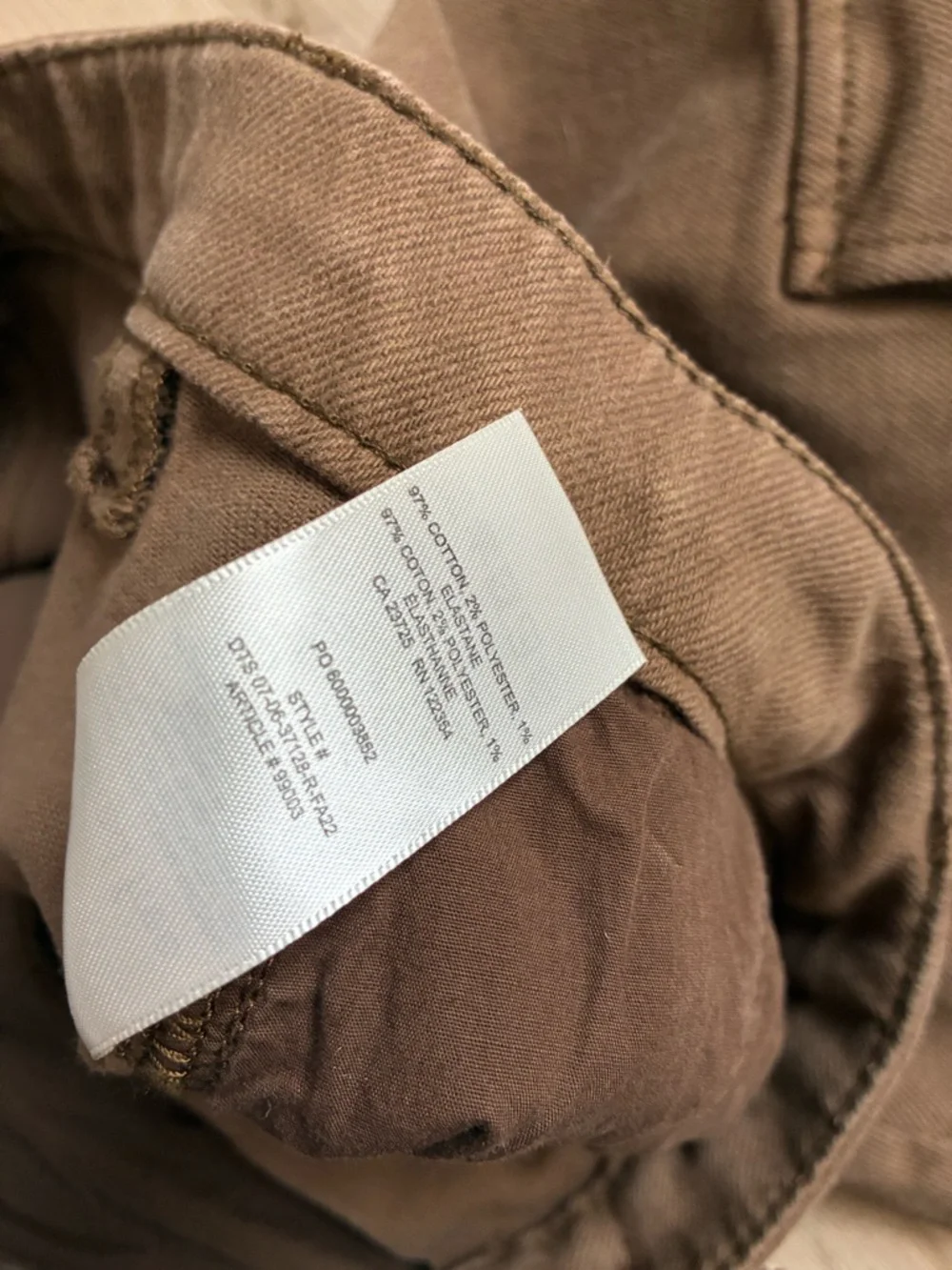 Wilfred Brown Cargo Pants with Side Flap Pockets - Picture 8 of 10